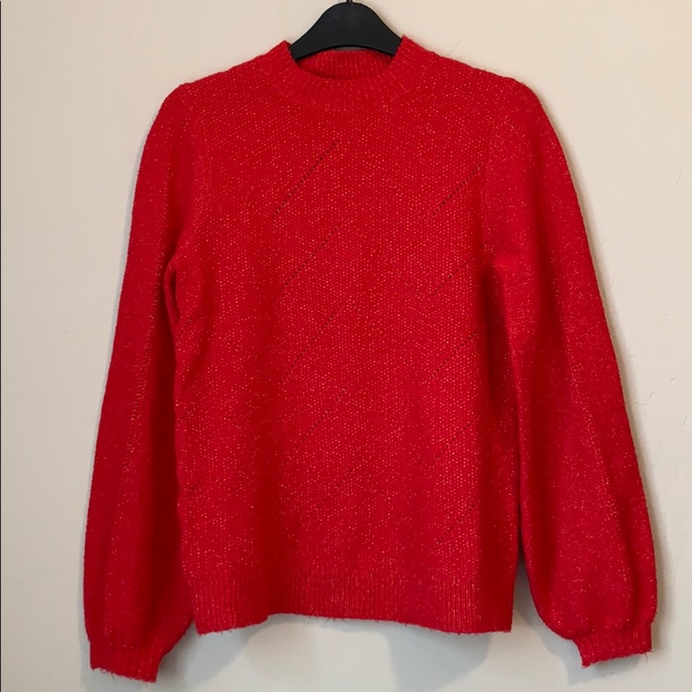 Lucky Brand Balloon Sleeve Sweater
